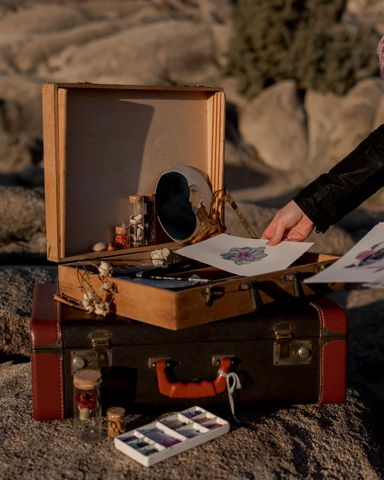 illustrator, pagan, witch, magic, design, reno, nevada, award winning, graphic design, watercolor, botanical